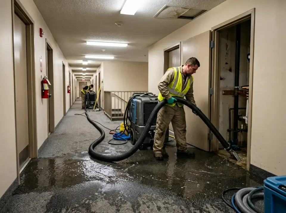 multi-unit-apartment-hallway-f-005 — frequently asked questions, Emergency Burst Pipe Water Extraction & Removal in Malakoff…